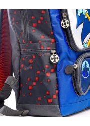 SONIC School Bag - Backpack with Lunch Bag and Pencil Case