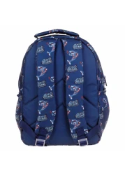 Kaukko Kids and Love Fast Shark Printed Backpack Bag