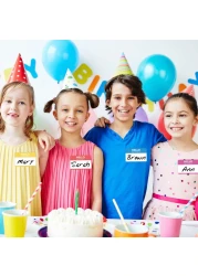 Zacool Name Tag Stickers 3x 2 Peel and Stick Name Tag Labels Hello My Name is Nametags Stickers Colorful Name Badge Labels for Themed Party Family Home School Office Conferences 160 Pcs