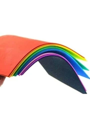 10 PCS Sadaf Eva Foam Sheets 2MM A4 Mix