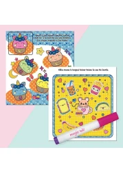 Hinkler Inkredibles Kawaii Magic Ink Pictures , Fun Mess-Free Colouring Kit, Kawaii-Themed Designs, Magic Ink Pen for Water Reveal Art, No-Mess Art Activity, Perfect Gift for Creative Play