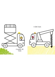 Usborne First Colouring: Trucks &ndash; Fun and Easy Colouring Book for Toddlers, Perfect for Developing Creativity, Simple Truck Illustrations, Ideal for Ages 2+