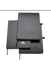 Santhome Classic Notebooks | A5, Hardcover, Ruled/Linked Notebooks, Writing Pads, Dairies - 192 Pages (Black)
