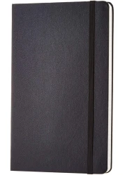 Generic Notebooks/Journals/Diary, Premium Thick Paper Leather Writing Journal, A5 Size, Hard Cover| Lined 200 Pages (6 X 8.25 Inches), Black