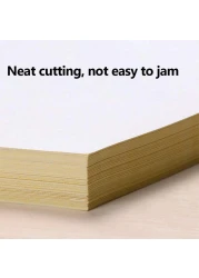 Generic A3 A4 Size Glossy Paper Sticker Shipping Label Paper Full Sheet With Self Adhesive For Inkjet And Laser Printers-75 Sheets (A3)