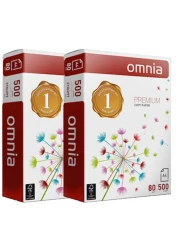 Omnia A4, Photocopy Paper 80 gsm, Box of 5 Reams,