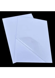 Generic Transparency Clear High Glossy A4 Sticker Labels Synthetic Paper Label Inkjet Clear Label Sheets For Inkjet Printer- 50 Sheets Pack [Ebos-St026B]