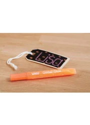 UHU Glow in The Dark Glitter Glue Pen Multicolour 10ml 5 PCS