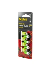 3M Scotch Super Glue Gel Small Tubes AD119 0.48g 4 PCS