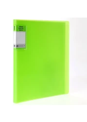 Maxi Colour 20 Pocket Display File Book Green
