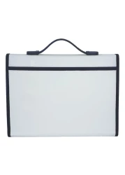 ماكسي توسعة ملف بمقبض A4 مقاس 13 قرص - أبيض