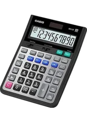 Casio Ds-1Jt Heavy Duty Office Calculator With Plastic Case, Black,Grey, Ds-1Jt