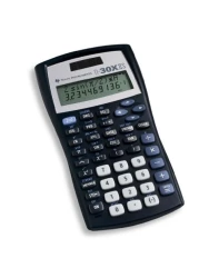 Texas Instruments TI30XIIS Scientific Calculator Black with Blue Accents