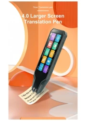 Yeasha,Portable 4.0 inch Touch Screen Customized Language Scan Reader Translation Wifi Text Scanner Vocal Translator Pen.