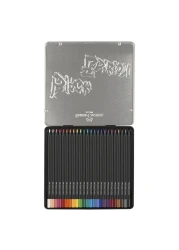 فابر كاستيل أقلام رصاص ملونة بلاك إديشن 24 قطعة -متعددة الألوان-
