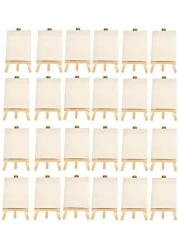 Generic My Mini Canvas &amp; Easel Set 24 Pcs 10X10cm