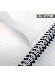 Pukka Pad 200 Pages 80GSM Metallic Project Book with 5 Subject Dividers, A4 Size