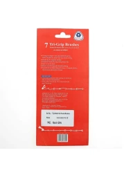 Faber-Castell Tri-Grip Round Paint Brushes Multicolour 7 PCS