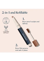 trestique Brow Pencil And Gel Refillable Eye Brow Pencil With BuiltIn Brow Gel Clean Beauty Eyebrow Pencil And Brow Gel Sustainable 2In1 Brow Pencil And Brow Gel
