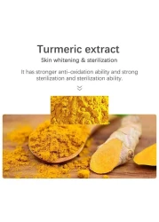 2-Pack Turmeric &amp; Ginger Soap Bars Organic Face Cleansing Anti-Acne Soap, Dark Spot Remover Pimple &amp; Blemish Treatment for All Skin Types