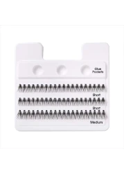 KISS Lash Couture Faux Mink Lash Extensions Style Venus Exclusive FlatBand Technology Short Medium Length 60 Individual Lash Clusters Glue On Lashes