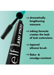 elf Lash XTNDR Mascara Made With Tubing Technology For The Look Of Lash Extensions Clump Flake Free Vegan CrueltyFree Pitch Black