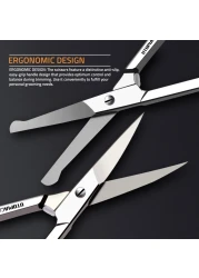 Utopia CareEyebrow Scissors Small Scissors for Men and Women Curved and Rounded Nose Hair Scissors for Grooming Mustache Beard Eyelashes Ear Hair Trimming Professional Stainless Steel Silver