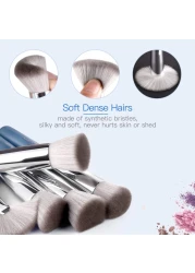 Makeup Brushes Makeup Brush Set BESTOPE PRO Makeup Brushes Kit 16Pcs Professional Makeup Brush Set for Eye and Face Foundation Powder Concealers Blush Eyeshadow Brush Make UP Brushes Kit Blue