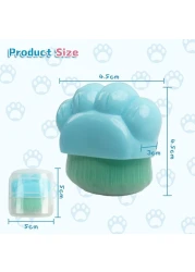 4Pcs Sunscreen Applicator for Kids, Sunblock Buddy Brush Applicator with Protective Case, Sun Lotion Applicator Sun Cream Brush Set for Outdoor Travel(Blue+Rose)