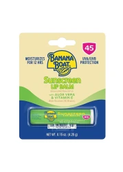 Banana Boat Aloe Vera with Vitamin E Sunscreen Lip Balm SPF 45 15 oz 425 g Pack of 2
