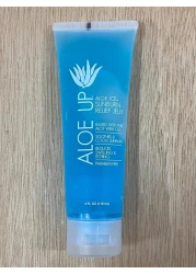 ALOE UP Ice Sunburn Relief Jelly - Pure Aloe Vera Gel Sunburn Relief for Adults &amp; Kids, Aloe Vera Gel Face &amp; Body, Natural Cruelty-Free Aloe Gel, Aloe Vera Gel Skin Lotion - 4 Oz (2pack)