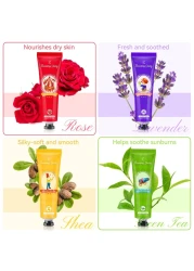 Hand Cream Christmas Gift Set Eleanores Diary 8Pcs Mini Hand Lotion Set Christmas Stocking Stuffers Gifts for Women Mon Girls Travel Size Moisturizing Hand Cream for Dry Skin Xmas Holiday Gifts