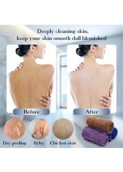 3 Pieces African Net Sponge with Handles Long African Exfoliating Net Washcloth Bath Sponge Net Cloth Wash Net Body Back Scrubber for Shower Loofah