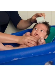 Scalp Scrubbie Loofah Sterilized Cradle Cap Brush 3pk Sterile and Safe 2 in 1 Baby Bath Sponge for Treatment Time Puff Multicolored