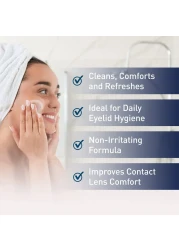 OCuSOFTLid Scrub Original Compliance Kit Instant Foaming Eyelid Scrub LintFree Wipes Daily Eyelid Kit to Remove Oil Dust Pollen Eye Makeup 168 fl oz 100 Dry Pads