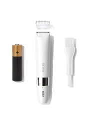 Braun Hello Body Mini Trimmer With Comb White 2 PCS