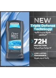 Dove Men+Care Antiperspirant Deodorant Stick 72H Protection Clean Comfort 76g Pack of 2