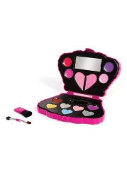 Make It Real Juicy Couture Bejeweled Beauty Cosmetic Compact Glam for Eyes Lips Face Crown Shaped Makeup Case Girls Kids Ages 6