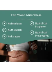 Earth Mama Belly Butter Maternity Moisturizer for Dry Skin Lotion for Pregnancy and Postpartum Recovery Self Care Body Cream with Aloe Fragrance Free 8Fluid Ounce