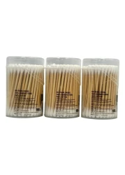 Sea Pearl Bamboo Cotton Swabs 100 Buds Pack of 3