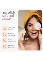 Reusable Cotton Rounds for Face 20 Pack Soft Reusable Makeup Remover Pads with Washable Drawstring Laundry Bag Bamboo Holder All Skin Type Skincare Set Facial Cleaning Cloth