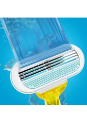 جيليت فينوس تروبيكال شفرة حلاقة للاستعمال مرة واحدة 3 قطع - متعدد الألوان