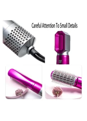 5 in 1 Multifunctional Hair Dryer Styling Tool, The Negative Ion Automatic Suction Hair Curler Rollers Detachable , Negative Ion Hair Curlers Rollers, Comb Brush, Hot Air Wrap Comb Brush 5 head