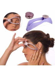 Generic - Mini Size Women Facial Hair Remover Spring Threading Epilator Face Defeatherer DIY Makeup Beauty Tool for Cheeks Eyebrow