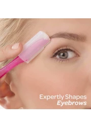 شيك هيدرو سيلك تاتش آب شفرة حلاقة متعددة الألوان، حزمة من 3