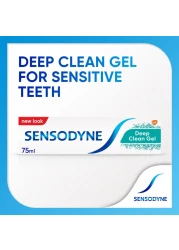 سنسوداين معجون أسنان جل للأسنان الحساسة بتقنية الرغوة المعززة للتنظيف العميق 75 ملل