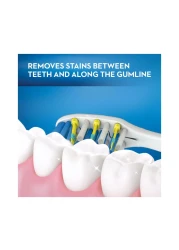 أورال بي بولسار 3D وايت للتبييض فرشاة الأسنان اليدوية مع بطارية