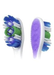 كولجيت 360 فرشاة أسنان متوسطة الحجم مع منظف اللسان حزمة متعددة 2 قطعة