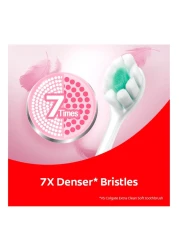 Colgate Foamsoft Super Dense Thin Soft Bristle Toothbrush Multi Pack 2 Pcs