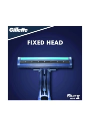 Gillette Blue II Plus Men's Disposable 10 Razors